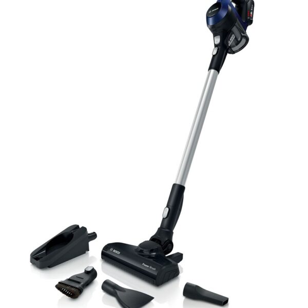 Bosch Serie 6 BBS611MAT stick vacuum/electric broom 2-in-1 stick vacuum Battery Dry Bagless 0.3 L Blue 2.5 Ah