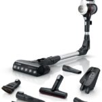 Bosch BSS711W stick vacuum/electric broom Battery Dry Bagless 0.3 L Black  Silver  White