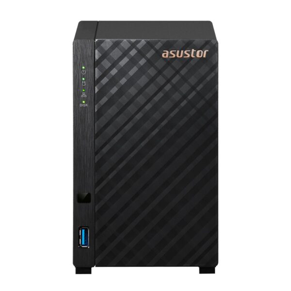 Asustor AS1102TL NAS/storage server Mini Tower Realtek RTD1619B 1 GB DDR4 0 TB ADM Black