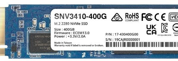Synology SNV3410 400 GB M.2 PCI Express 3.0 NVMe