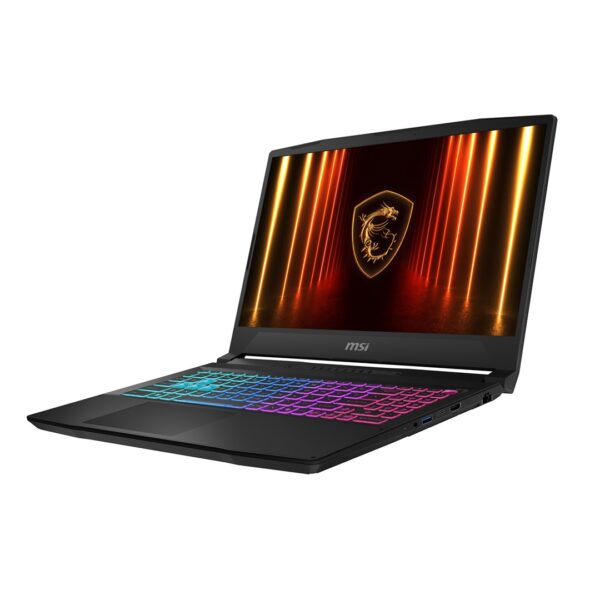 MSI Katana 15 HX B14WFK-605XPL Intel® Core™ i7 i7-14650HX Laptop 39.6 cm (15.6 ) Full HD 16 GB DDR5-SDRAM 512 GB SSD NVIDIA GeForce RTX 5060 Wi-Fi 6E (802.11ax) NoOS Black