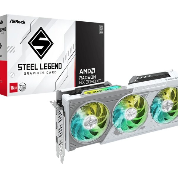 Graphics card. Asrock RX9060XT Steel Legend 16GB OC