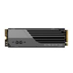 SILICON POWER PCIe Gen 4x4 XS70 Internal solid state drive SSD 2TB M.2 2280 NVMe 1.4 (SP02KGBP44XS7005) Black  Grey