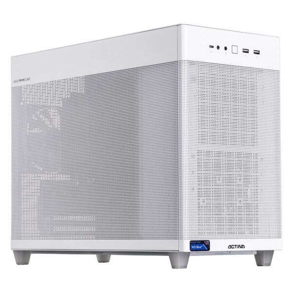 Actina 5901443431732 PC AMD Ryzen™ 7 7800X3D 32 GB DDR5-SDRAM 1 TB SSD NVIDIA GeForce RTX 5070 Mini Tower White