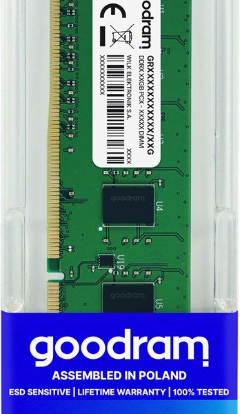 Goodram GR3200D464L22/16G memory module 16 GB 1 x 16 GB DDR4 3200 MHz
