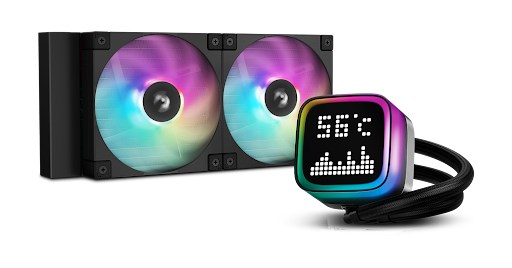 DeepCool R-LP240-BKMSNC-G-1 computer cooling system Computer case  Processor All-in-one liquid cooler 12 cm Black 1 pc(s)