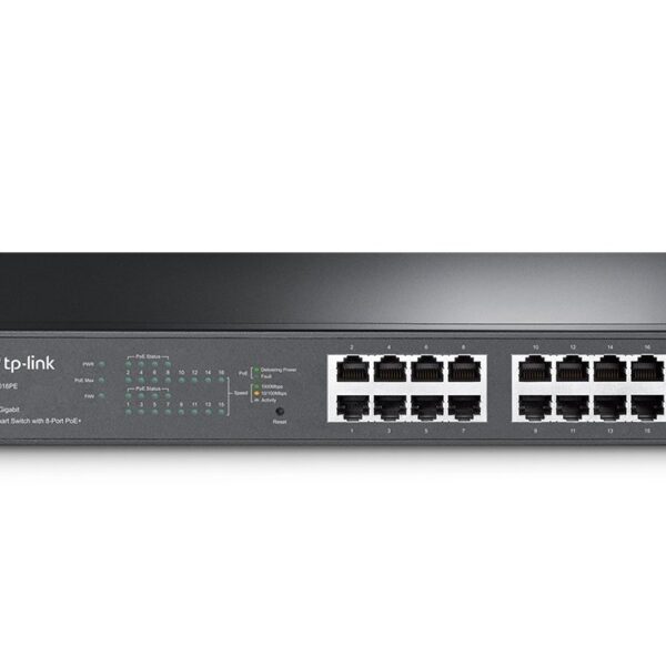 TP-Link 16-Port Gigabit Easy Smart Switch with 8-Port PoE+
