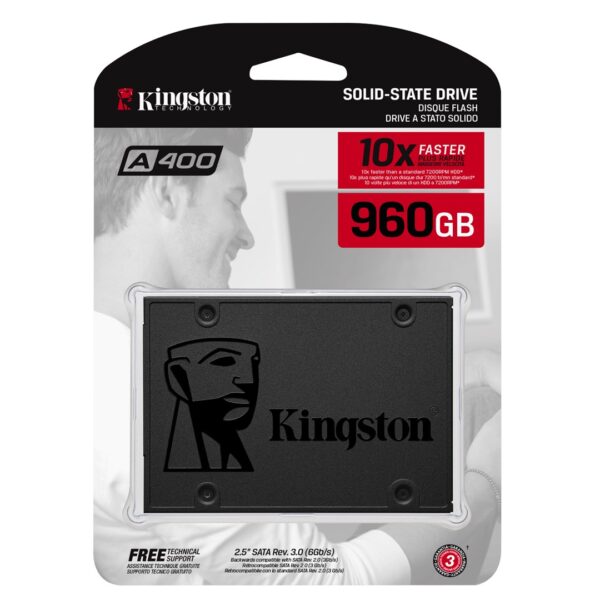 Kingston Technology A400 960 GB 2.5  Serial ATA III TLC