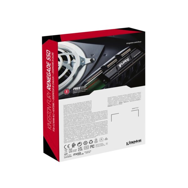 Kingston Technology 4000G RENEGADE PCIe 4.0 NVMe SSD W/ HEATSINK