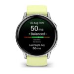 Garmin Venu 010-03014-02 smartwatch / sport watch 3.56 cm (1.4 ) AMOLED 45 mm Digital 454 x 454 pixels Touchscreen Silver Wi-Fi GPS (satellite)