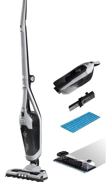 Concept VP4201 stick vacuum/electric broom 2-in-1 stick vacuum AC Dry&wet Bagless 0.6 L 90 W Black  Silver