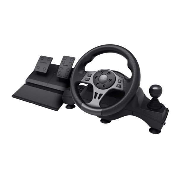 Trust GXT 289 Movi Black USB Steering wheel + Pedals Nintendo Switch  PlayStation 4  Xbox One S  Xbox One X  Xbox Series S  Xbox Series X