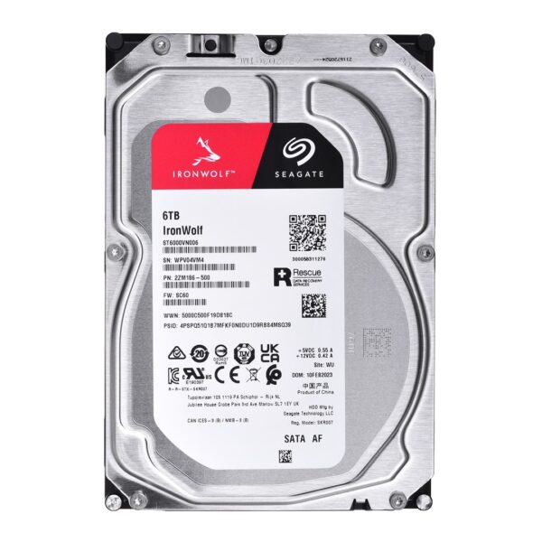 Seagate IronWolf internal hard drive 6 TB 256 MB 3.5  Serial ATA III (ST6000VN006)