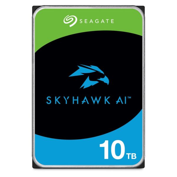 Seagate SkyHawk AI internal hard drive 10 TB 7200 RPM 256 MB 3.5  Serial ATA III (ST10000VE001)