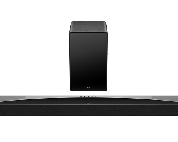 TCL Q Q75H Class 5.1.2 Channel Sound Bar with Dolby Atmos  Ray Danz Technology  and Wireless Subwoofwer