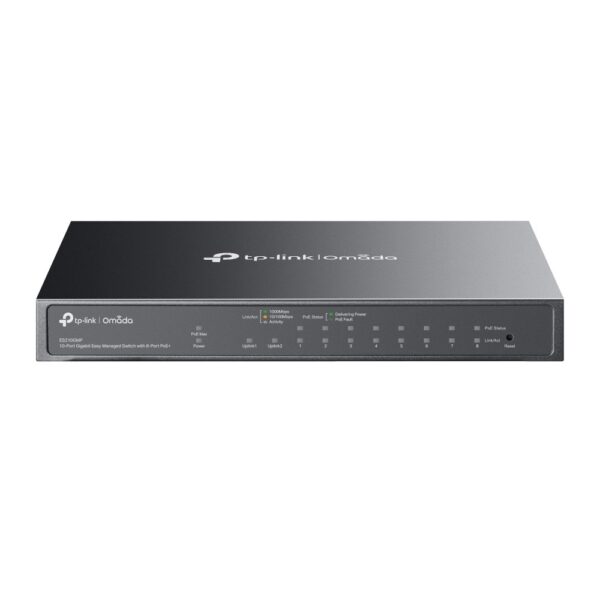 TP-Link Omada 10-Port Gigabit Easy Managed Switch with 8-Port PoE+